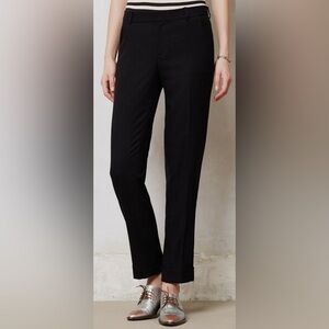 Anthropologie cartonnier lou taper trousers black size 10